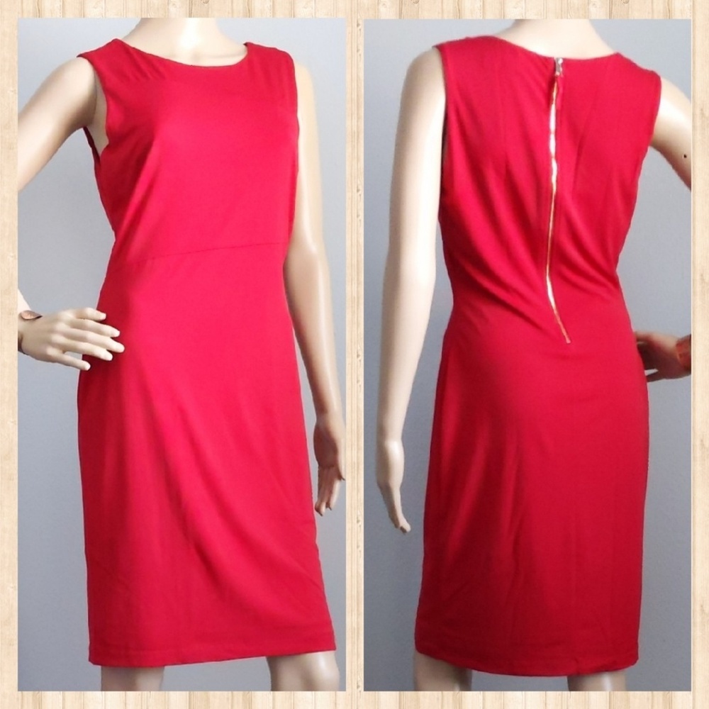 NWOT NOIR MIDI DRESS RED